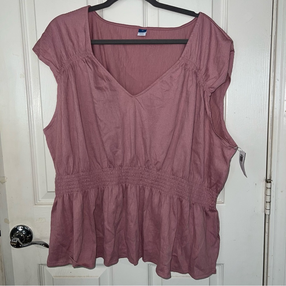 NEW old navy pink top